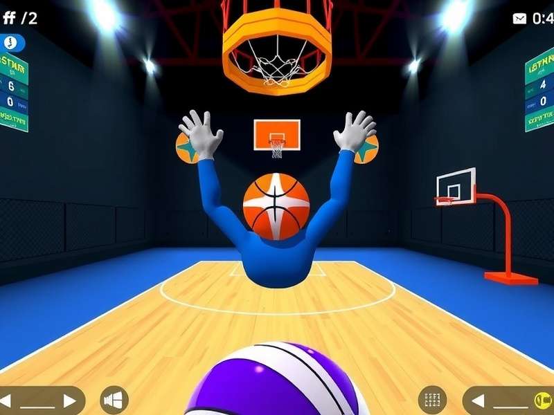 Basket Blast VR gameplay screenshot